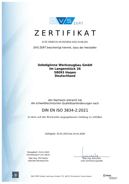 DIN EN ISO 3834-2