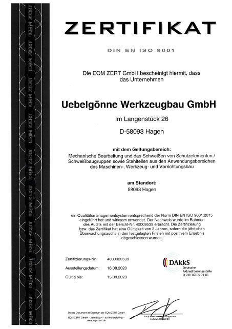 DIN EN ISO 9001